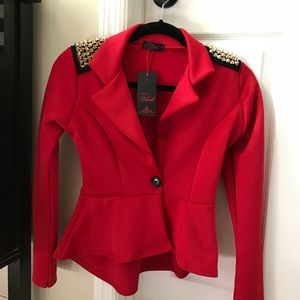 Miss Blush studded Blazer/Jacket